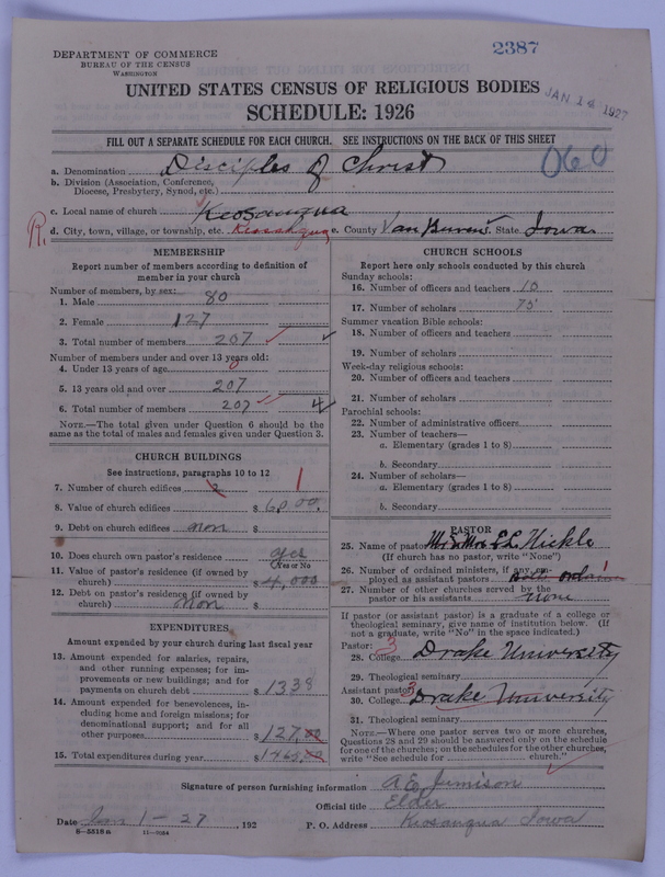 Scan of Disciples of Christ: 2387