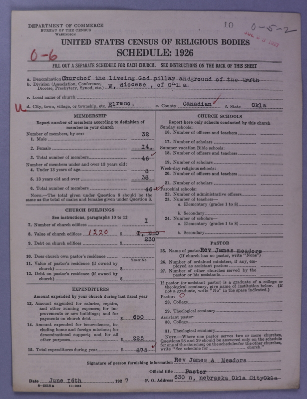 Scan of Church of the Living God, “The Pillar and Ground of Truth”: 10