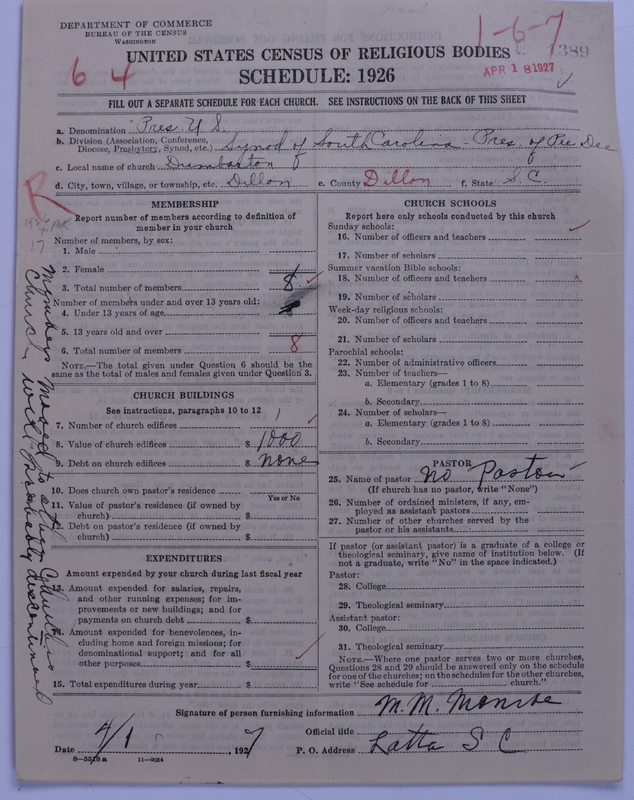 Scan of Presbyterian Church in the United States: 1389