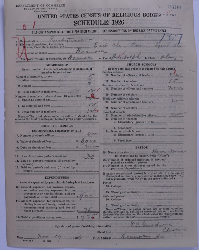 Scan of Presbyterian Church in the United States: 2499