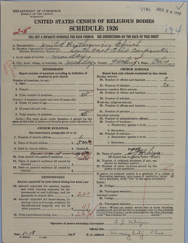 Scan of Church of the United Brethren in Christ: 796