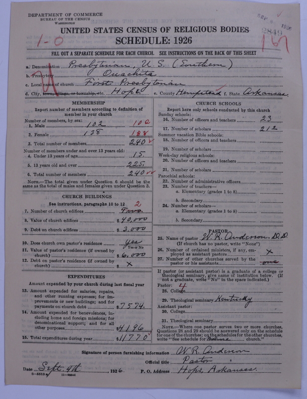 Scan of Presbyterian Church in the United States: 2849