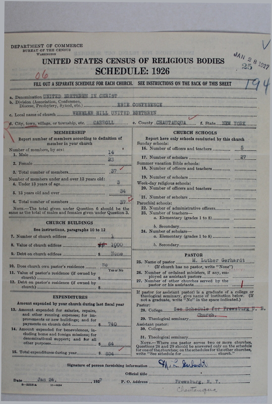 Scan of Church of the United Brethren in Christ: 25