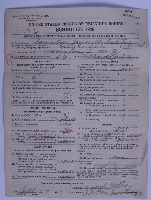 Scan of Free Will Baptists: 481