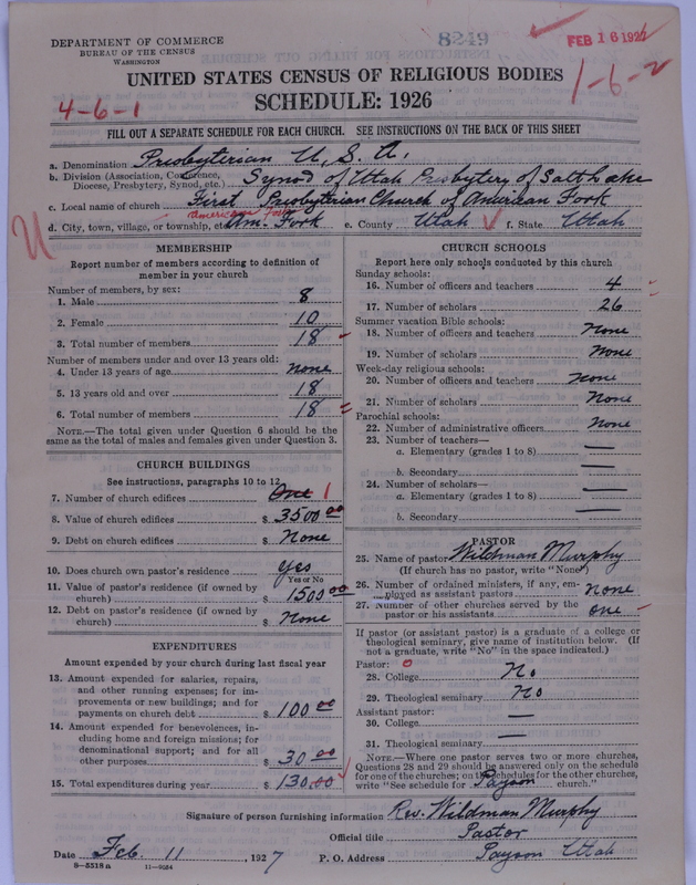 Scan of Presbyterian Church in the United States of America: 8249