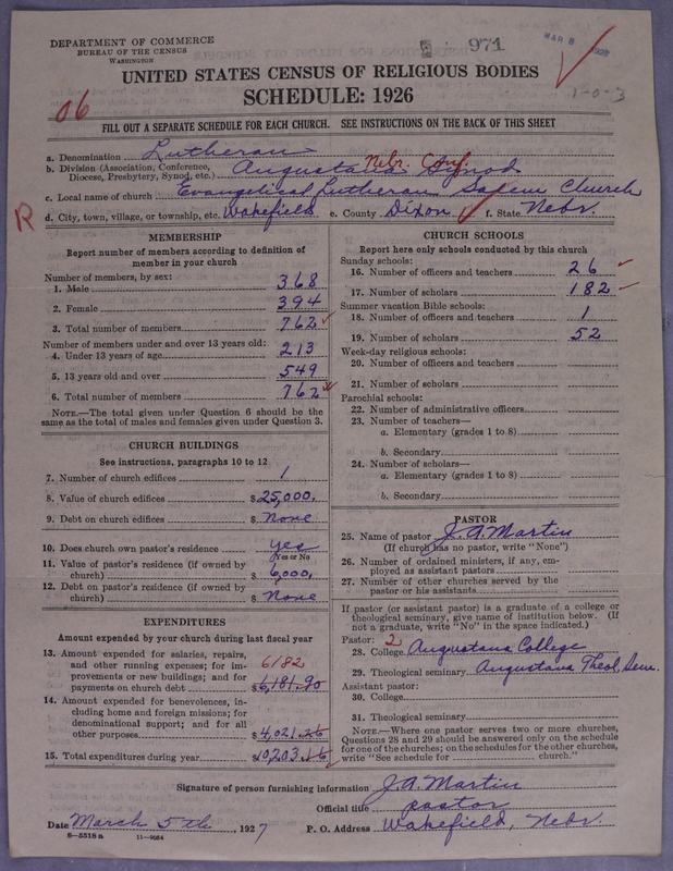 Scan of Evangelical Lutheran Augustana Synod of North America: 971