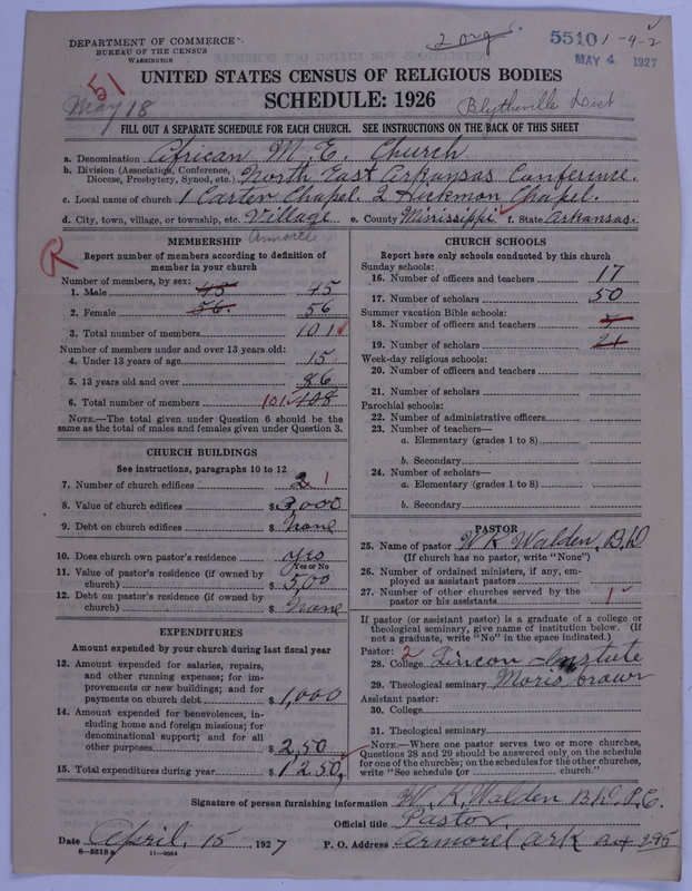 Scan of African Methodist Episcopal Church: 5510