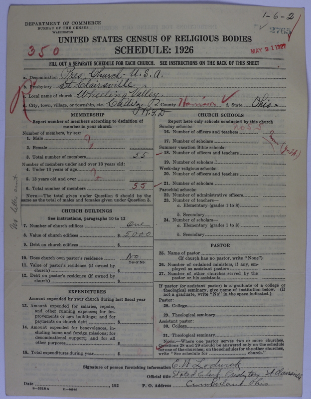 Scan of Presbyterian Church in the United States of America: 2765