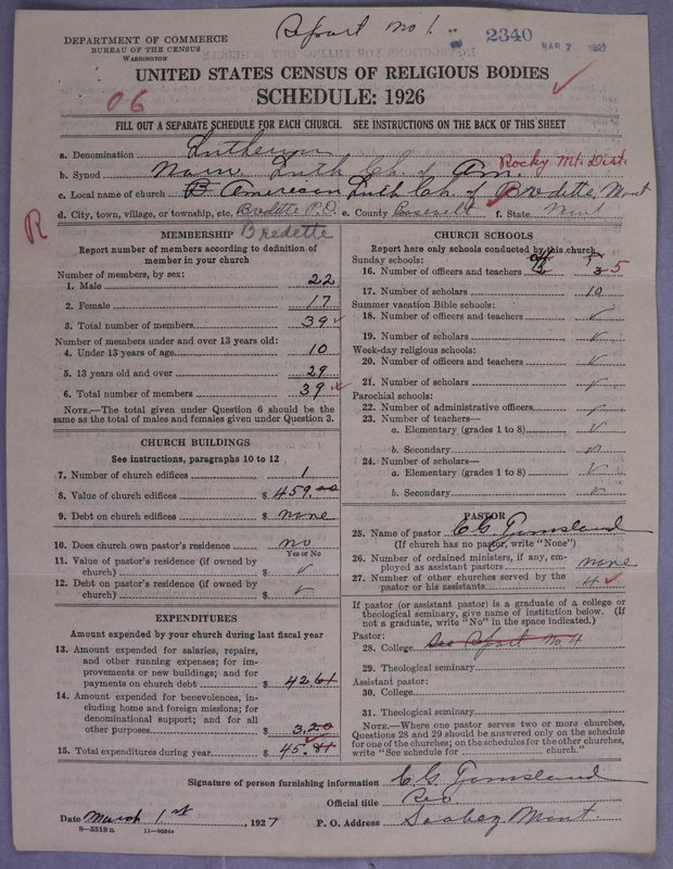 Scan of Norwegian Lutheran Church of America: 2340