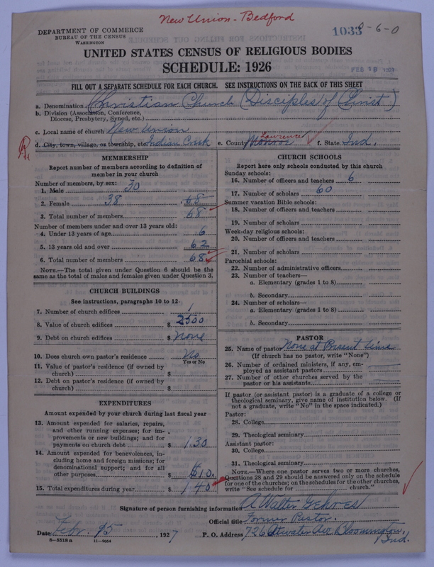 Scan of Disciples of Christ: 1033