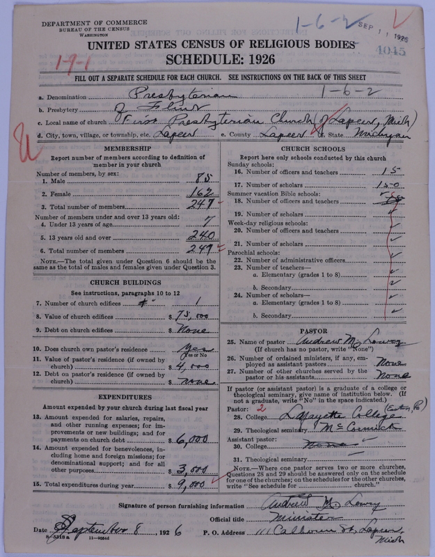 Scan of Presbyterian Church in the United States of America: 4045