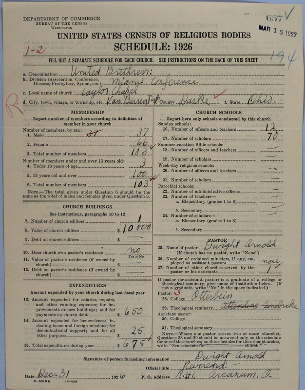 Scan of Church of the United Brethren in Christ: 657