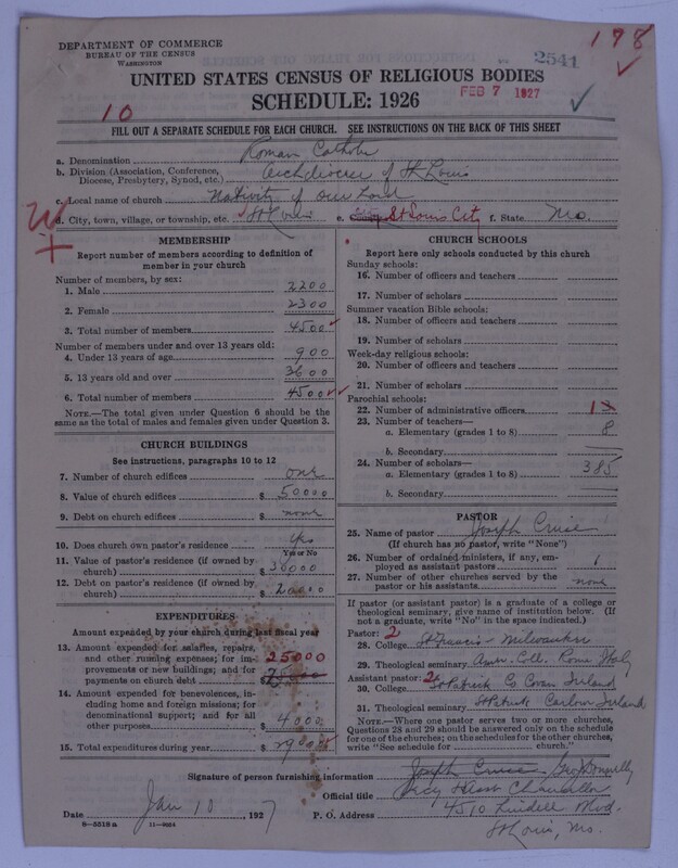 Scan of Roman Catholic Church: 2541