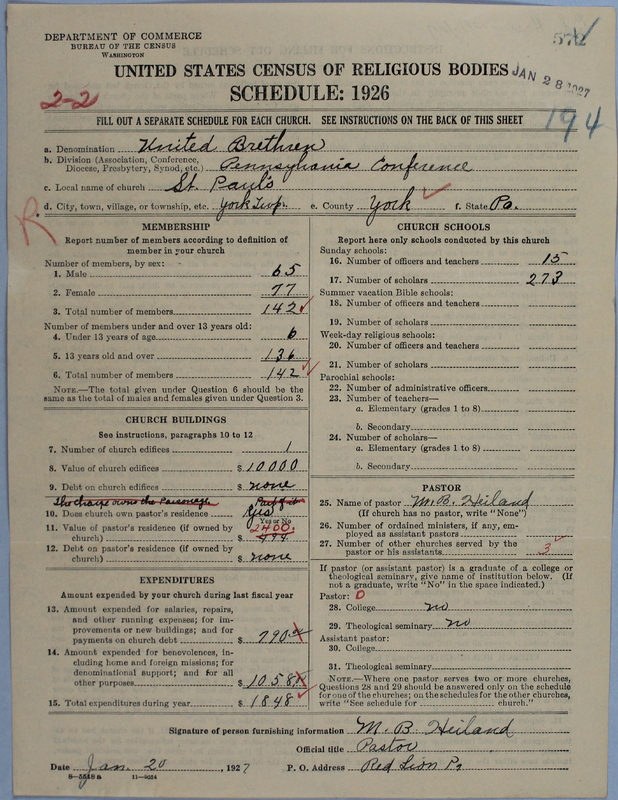 Scan of Church of the United Brethren in Christ: 572