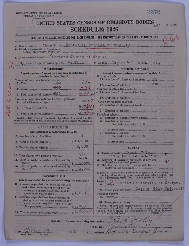 Scan of Disciples of Christ: 2376