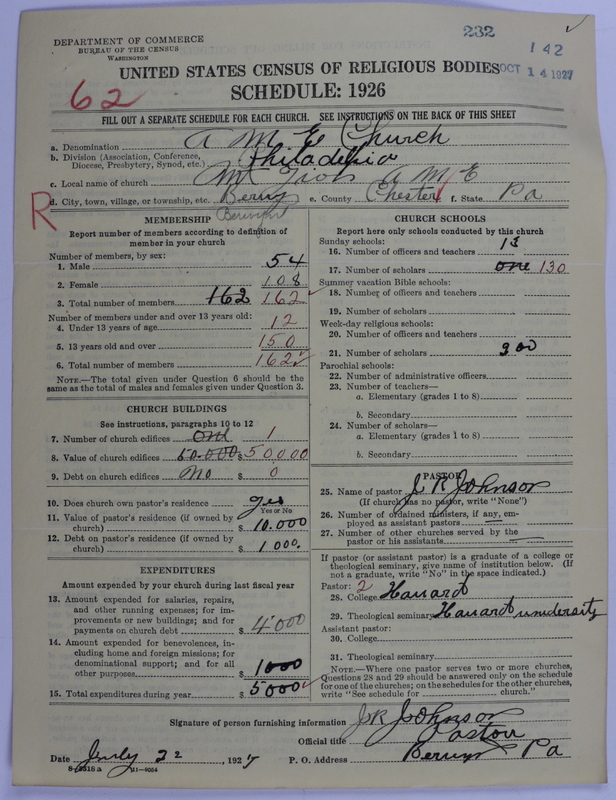 Scan of African Methodist Episcopal Church: 232