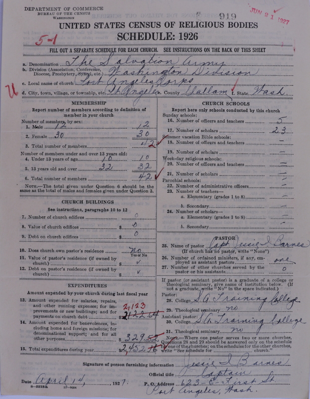 Scan of Salvation Army: 919