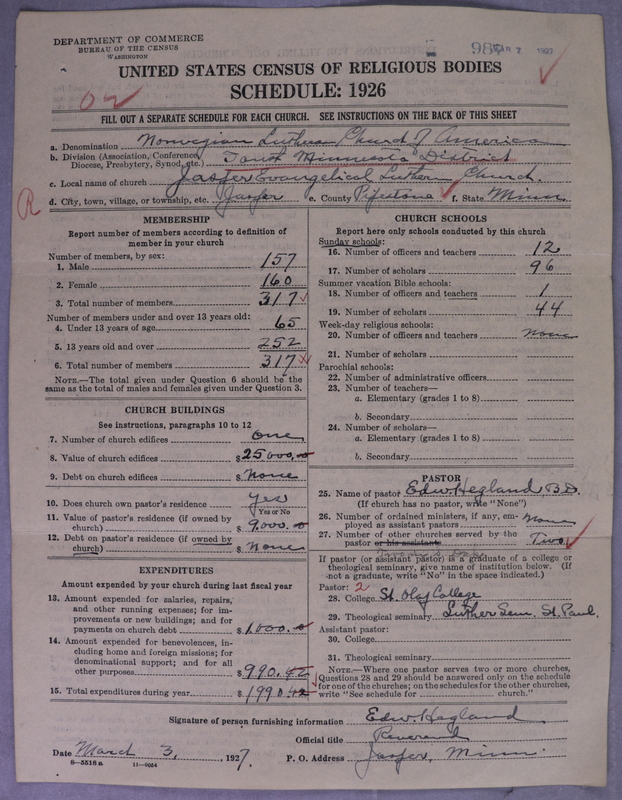 Scan of Norwegian Lutheran Church of America: 987