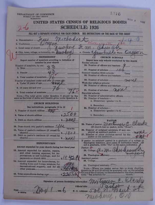 Scan of Free Methodist Church of North America: 1316