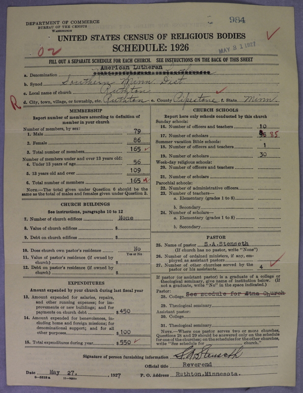 Scan of Norwegian Lutheran Church of America: 984