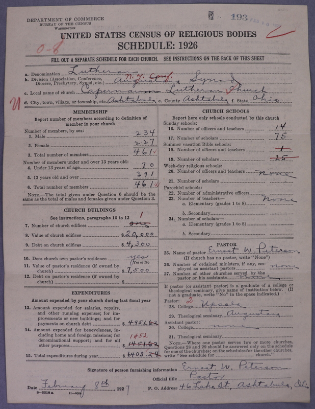 Scan of Evangelical Lutheran Augustana Synod of North America: 193