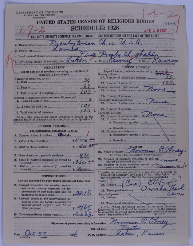 Scan of Presbyterian Church in the United States of America: 5988