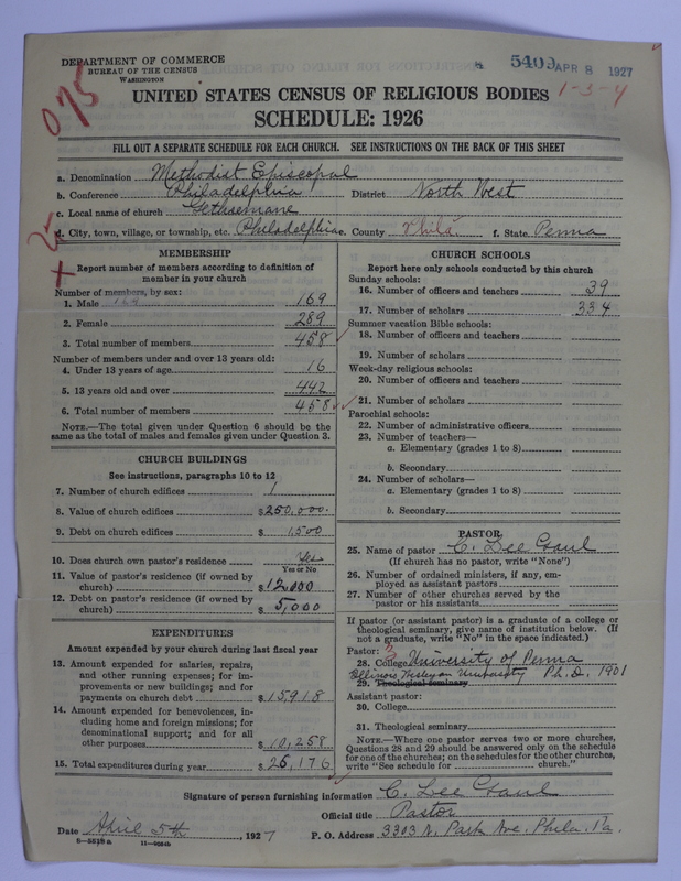 Scan of Methodist Episcopal Church: 5409
