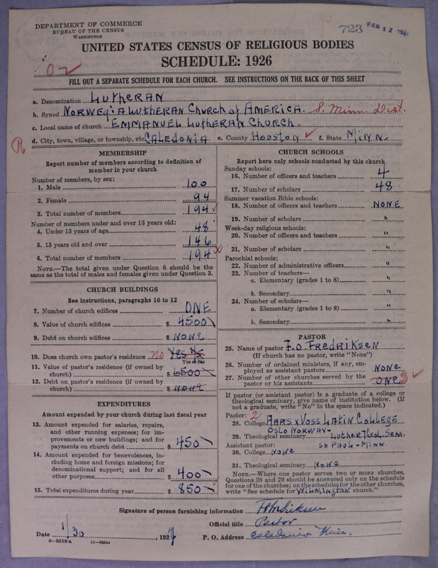 Scan of Norwegian Lutheran Church of America: 723
