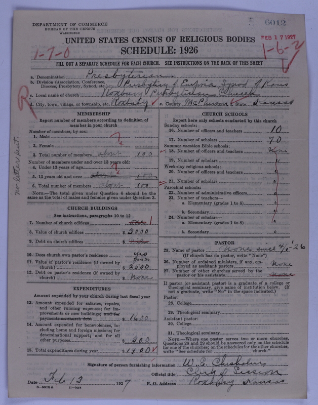 Scan of Presbyterian Church in the United States of America: 6012