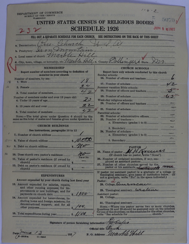 Scan of Presbyterian Church in the United States of America: 5070