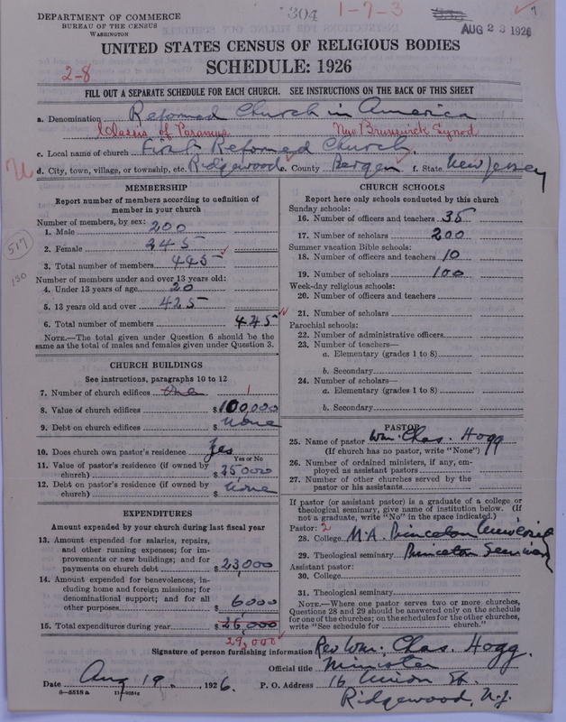 Scan of Reformed Church in America: 304