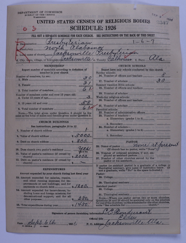 Scan of Presbyterian Church in the United States: 2347