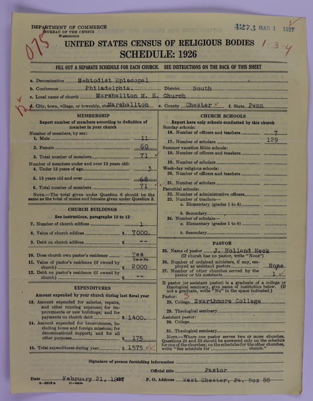 Scan of Methodist Episcopal Church: 4273