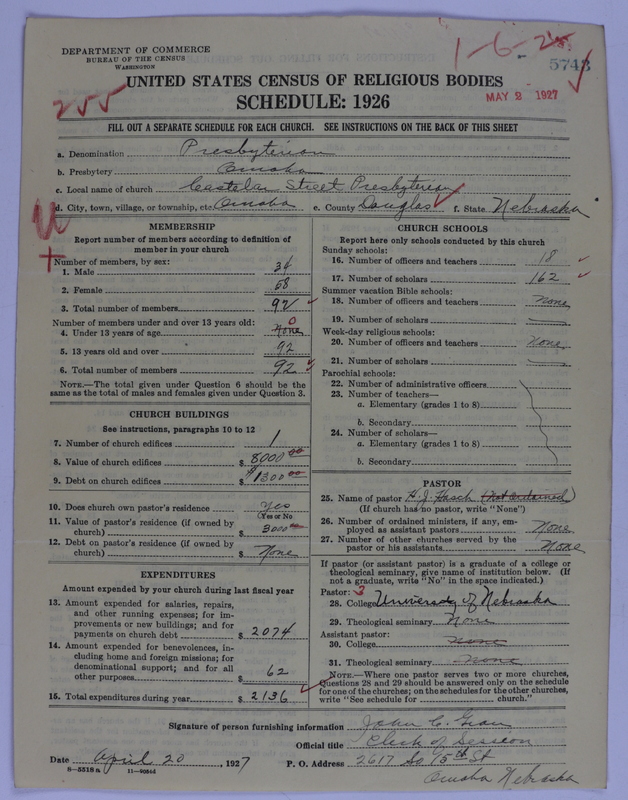 Scan of Presbyterian Church in the United States of America: 5743