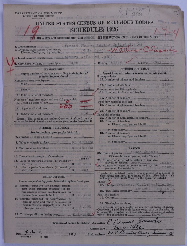 Scan of Reformed Church in the United States: 939