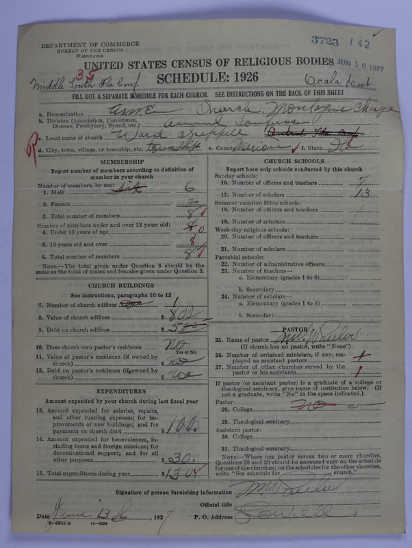 Scan of African Methodist Episcopal Church: 3723