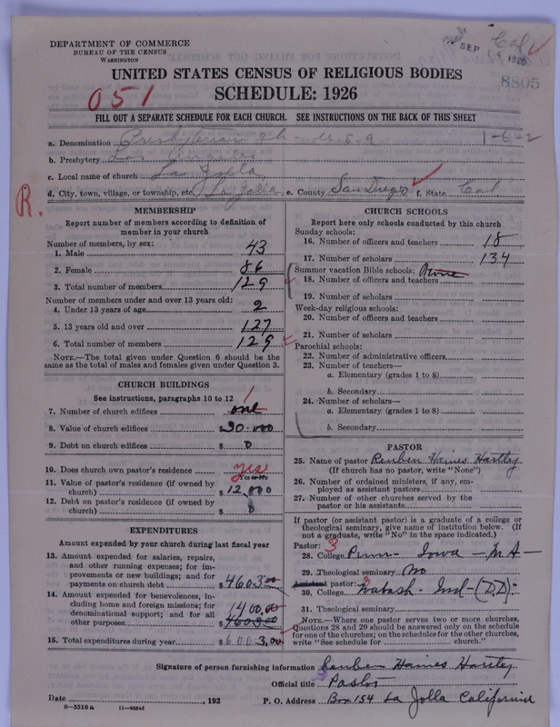 Scan of Presbyterian Church in the United States of America: 8805