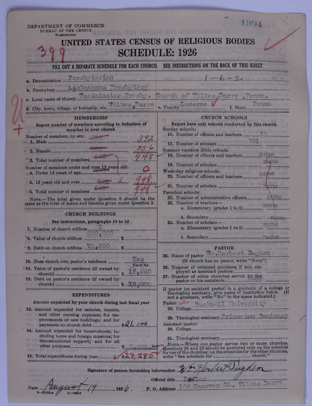 Scan of Presbyterian Church in the United States of America: 1994