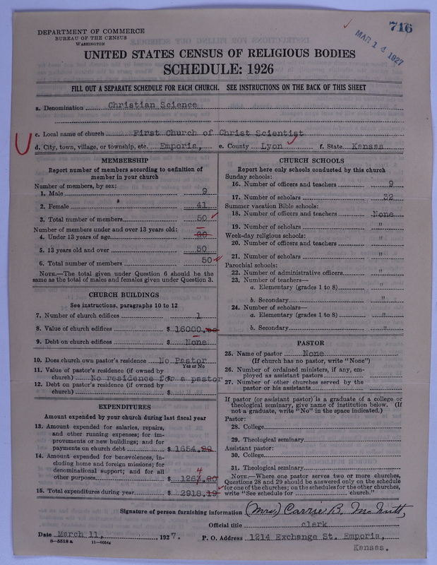 Scan of Church of Christ, Scientist: 716