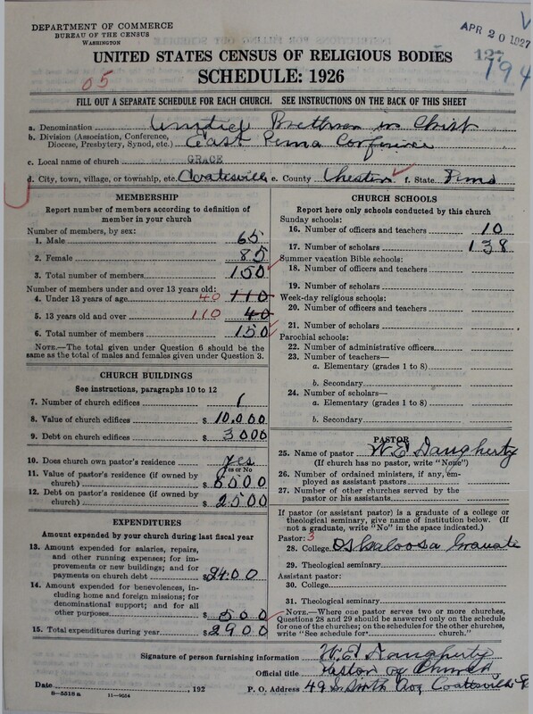 Scan of Church of the United Brethren in Christ: 127