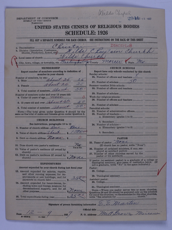 Scan of Disciples of Christ: 2941