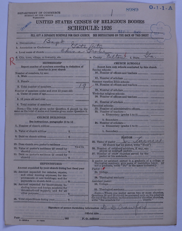 Scan of Negro Baptists: 8989