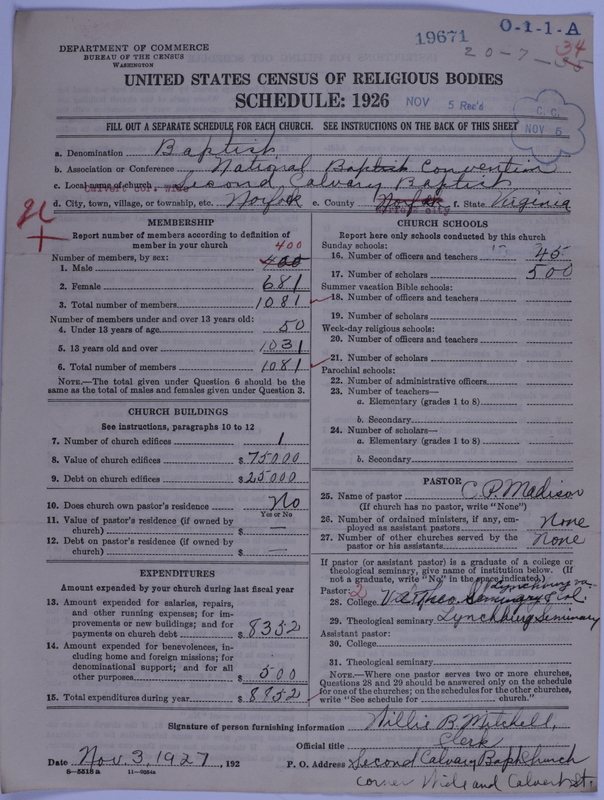 Scan of Negro Baptists: 19671
