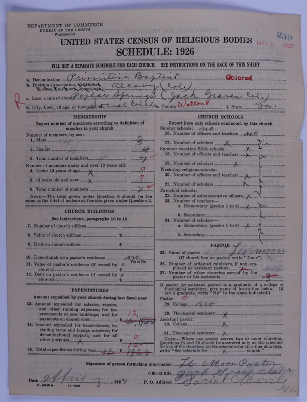 Scan of Colored Primitive Baptists: 259
