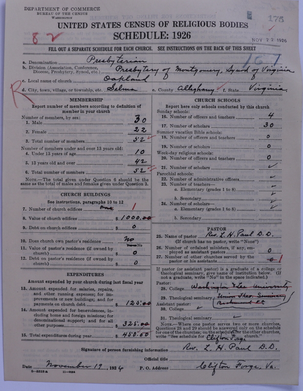 Scan of Presbyterian Church in the United States: 175
