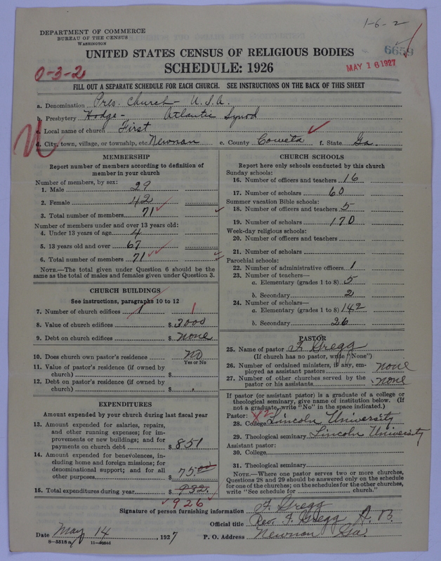 Scan of Presbyterian Church in the United States of America: 6659