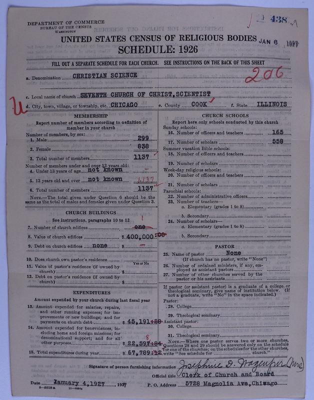 Scan of Church of Christ, Scientist: 438