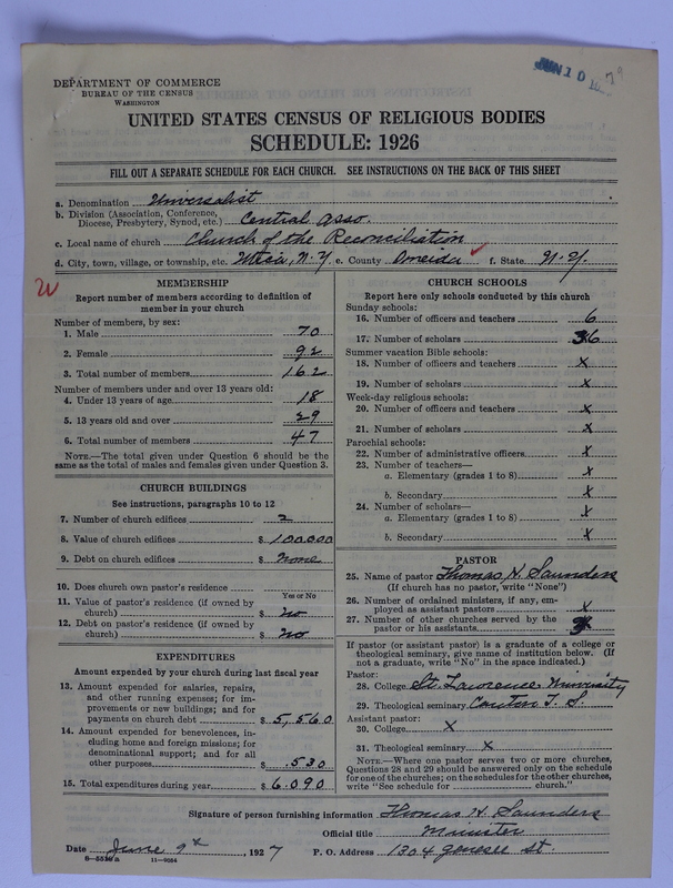 Scan of Federated Churches: 79