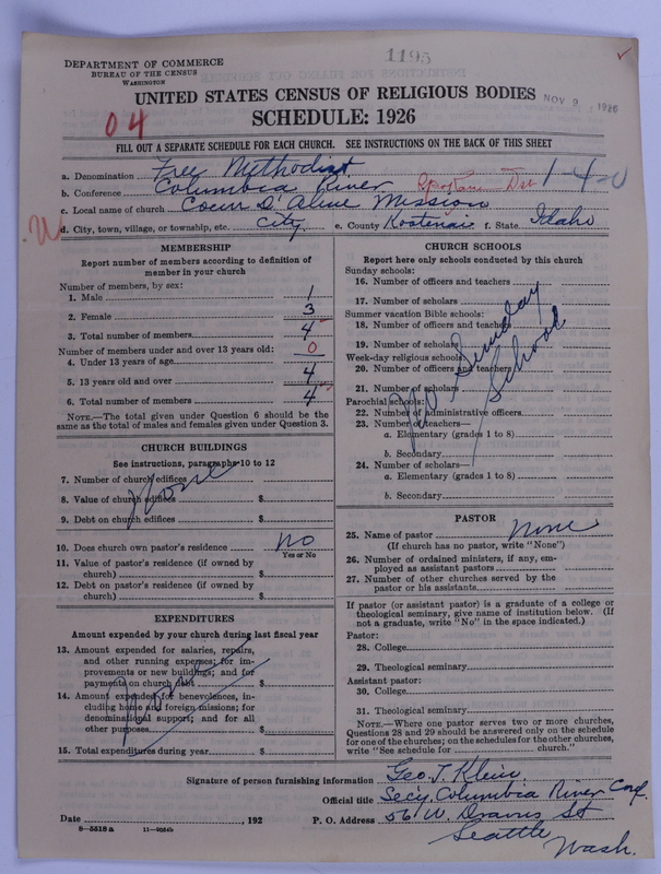 Scan of Free Methodist Church of North America: 1195