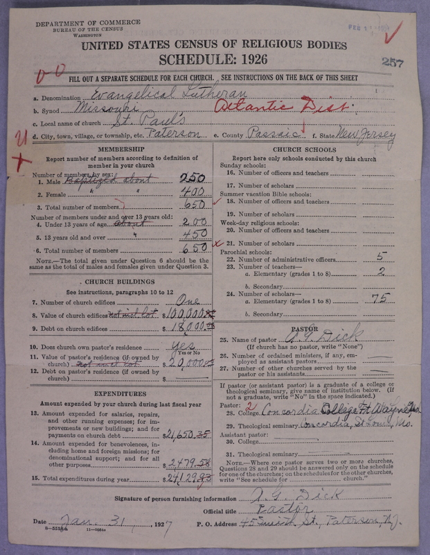 Scan of Evangelical Lutheran Synodical Conference of America: Evangelical Lutheran Synod of Missouri, Ohio, and Other States: 257